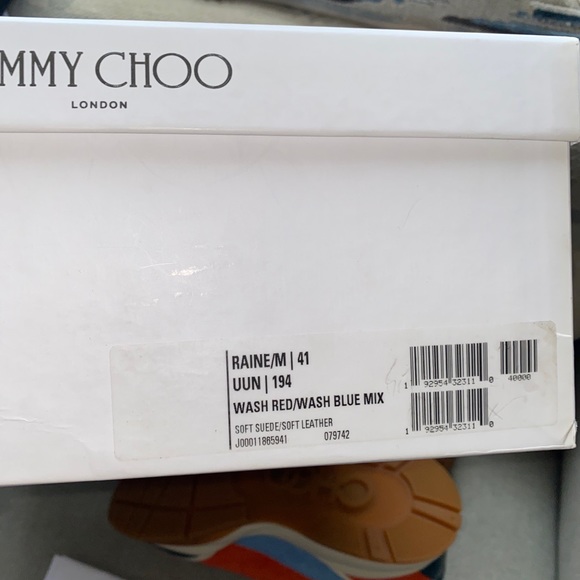 JIMMY CHOO raine 90’s retro sneakers size 41 NWT - Picture 10 of 12